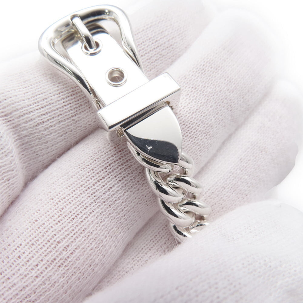 Hermes Necklace Boucles Sellier Inflexible SV925 Silver Size PM 44 HERMES — Like New