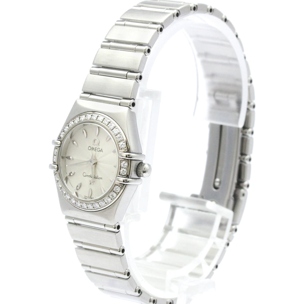OMEGA Constellation Diamond MOP Dial Steel Quartz Ladies Watch 1466.31 Polished — Very Good