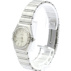 OMEGA Constellation Diamond MOP Dial Steel Quartz Ladies Watch 1466.31 Polished — Very Good