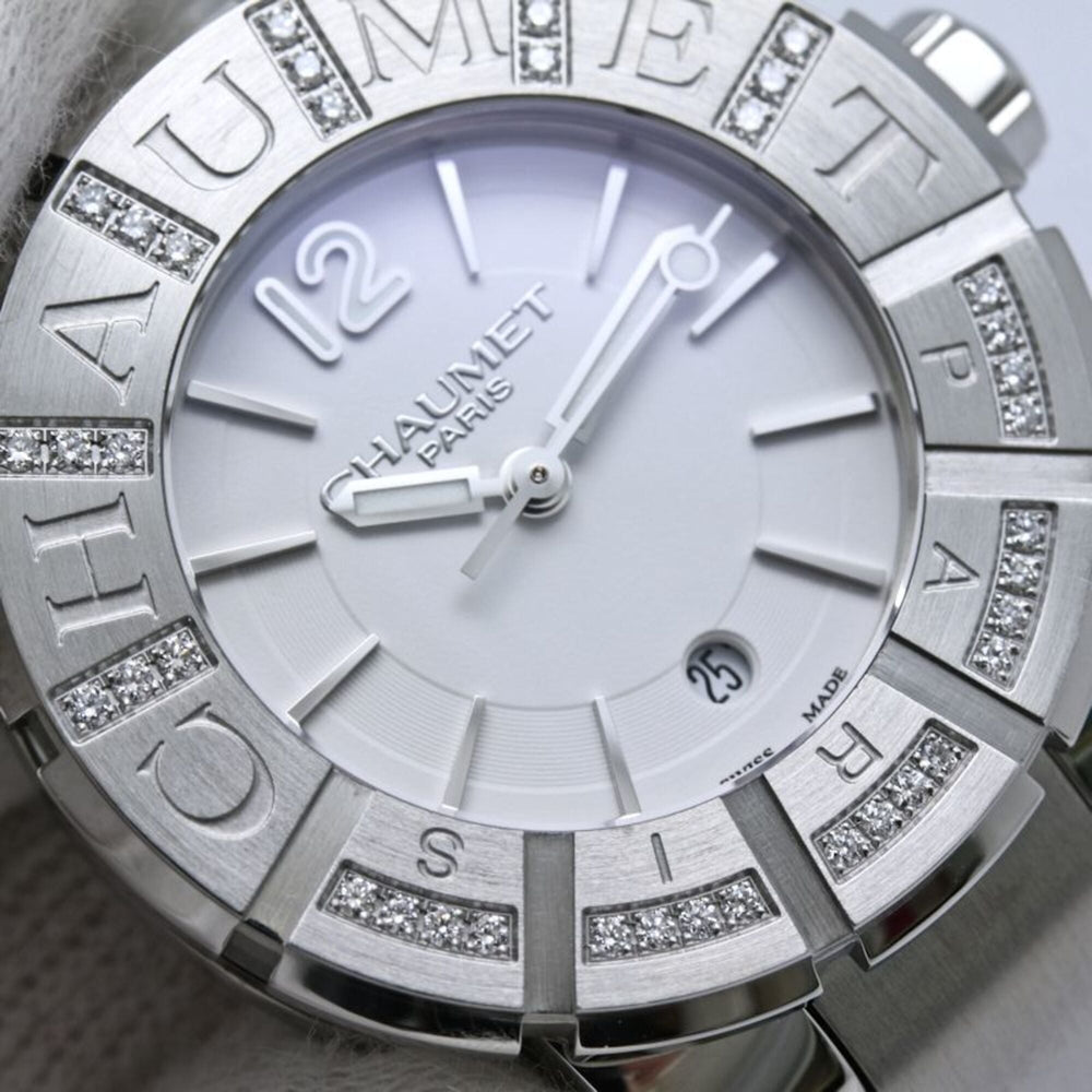 Chaumet Class One MM Diamond Bezel W1722I-35A 622C-38640 Boys' Watch Stainless Steel 40562 — Very Good