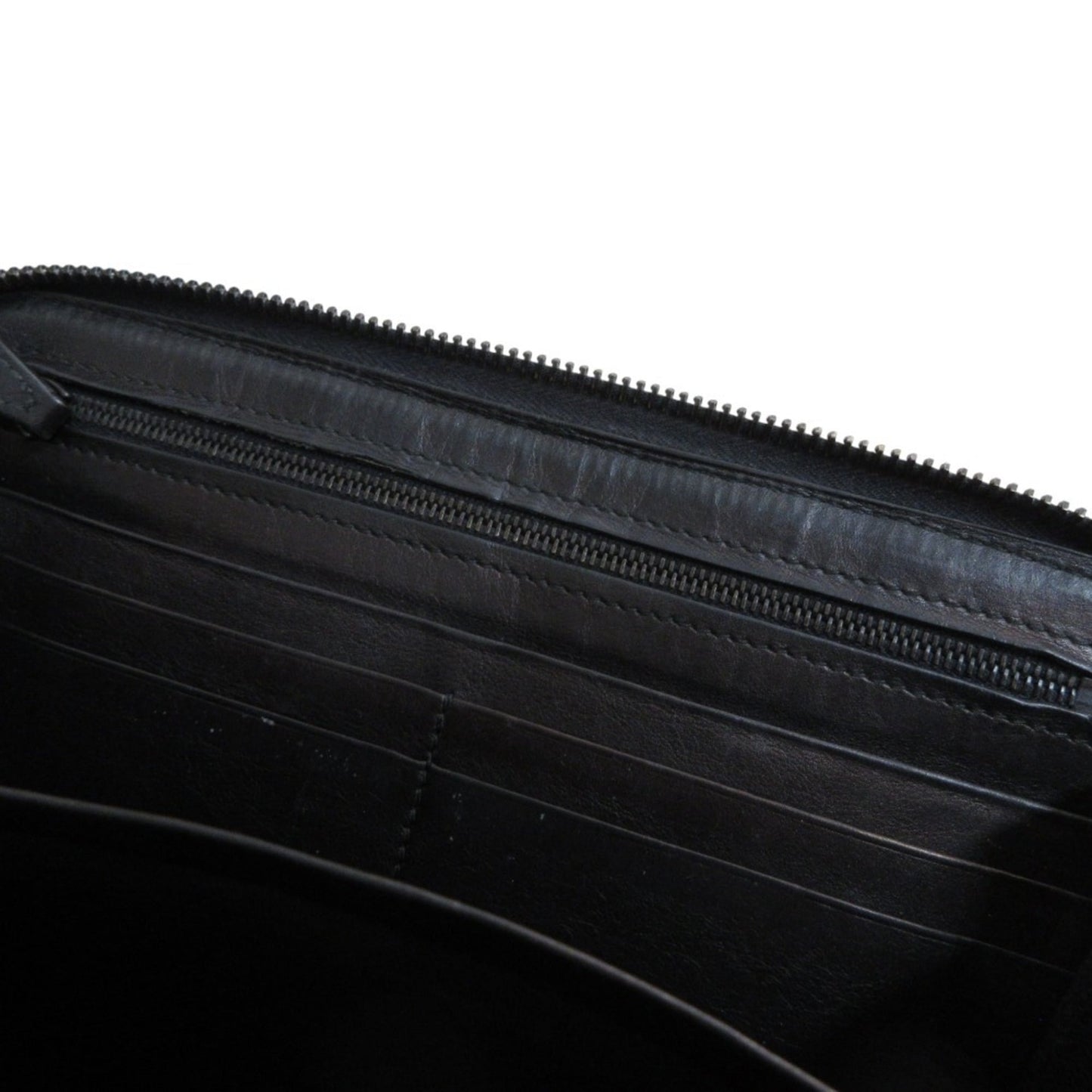 BOTTEGA VENETA Intrecciato Leather Round Zip Long Wallet in Black for Men and Women