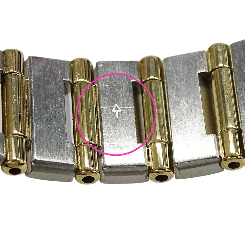Omega Constellation Mini 1267.15 Women's Watch, Brand Name, Diamond, Quartz, Stainless Steel (SS), Gold (YG) Combination, Full Bar — Good