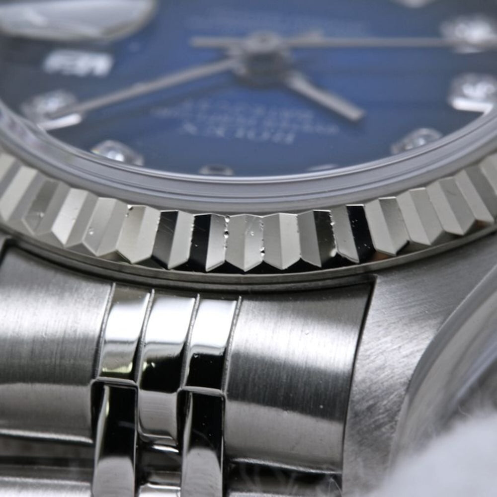 ROLEX Datejust 10P Diamond 79174G Women's Watch SSx18KWG 40579 — Very Good