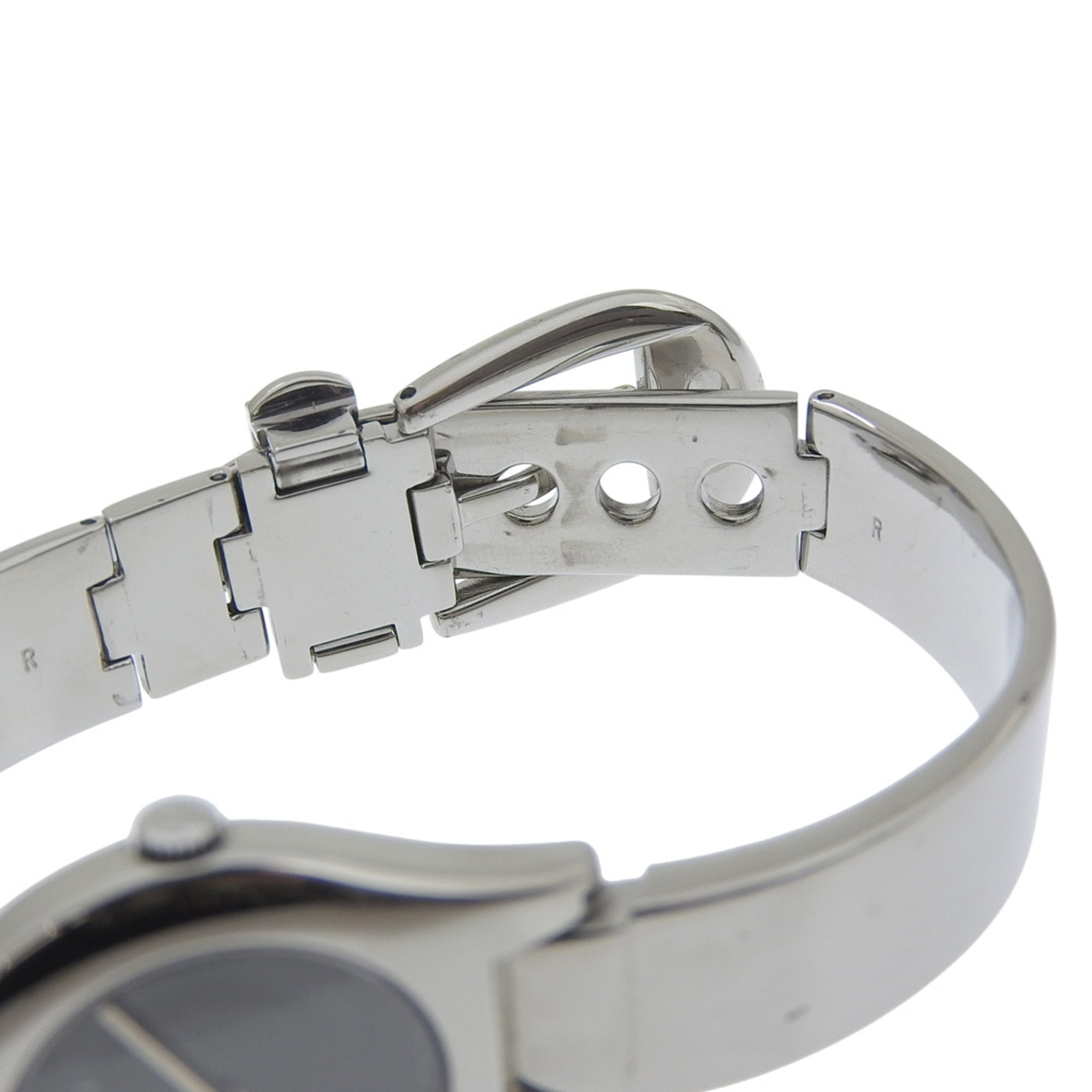 Gucci GUCCI watch 6700L stainless steel black quartz analog display dial women's — Good