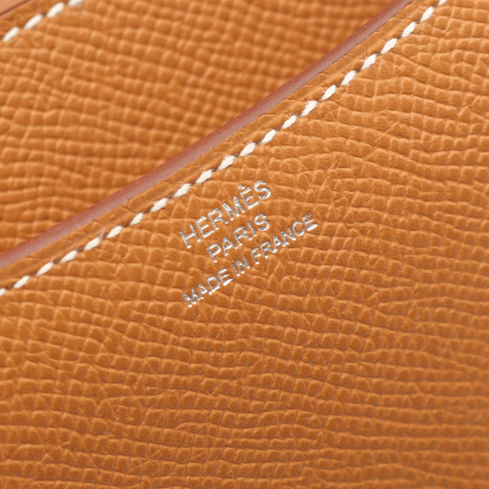 Hermes Constance 3 Mini Shoulder Bag/Handbag, Leather, Calfskin (Cowhide), Veau Epsom, Women's, Brown, 083905CK — New - Store Return