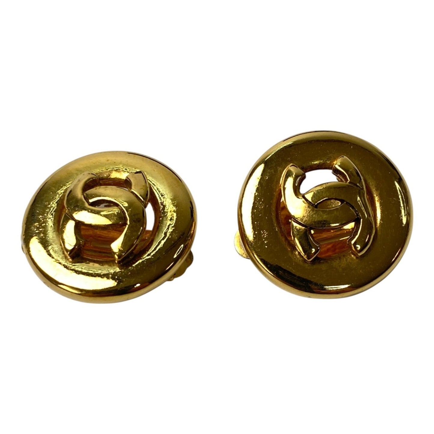 CHANEL Women's Coco Mark Earrings Gold