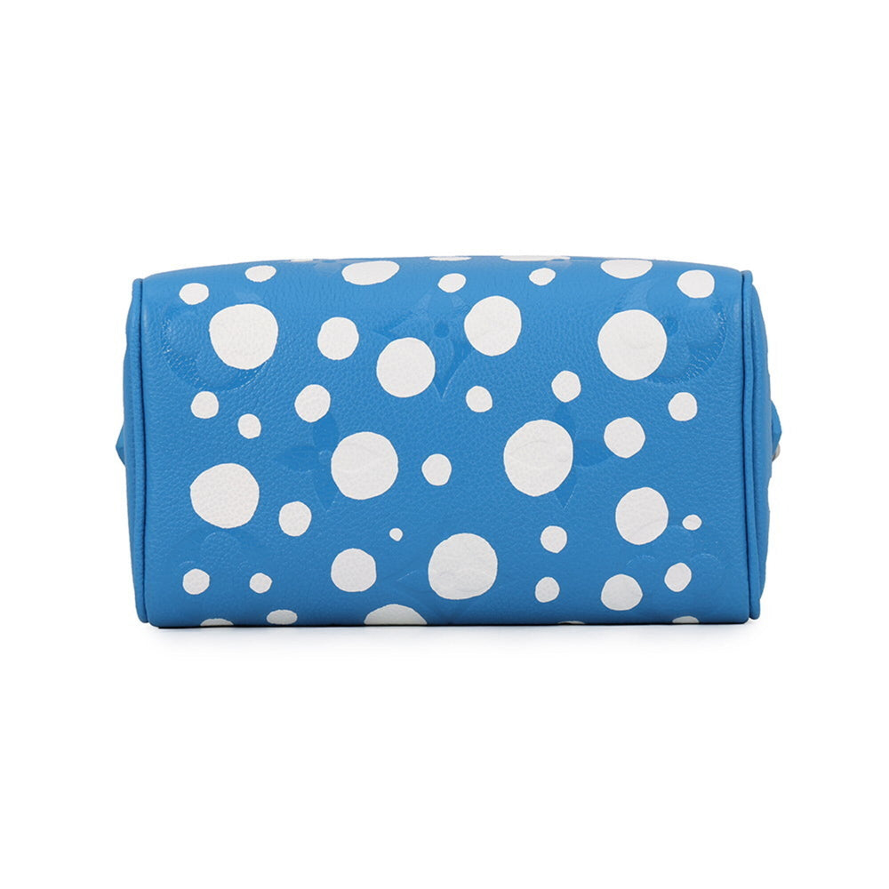 Louis Vuitton Monogram Empreinte LV x YK Speedy Bandoulière 20 M46425 2-way handbag, designed by Yayoi Kusama. handbag for women. LOUIS VUITTON — Like New