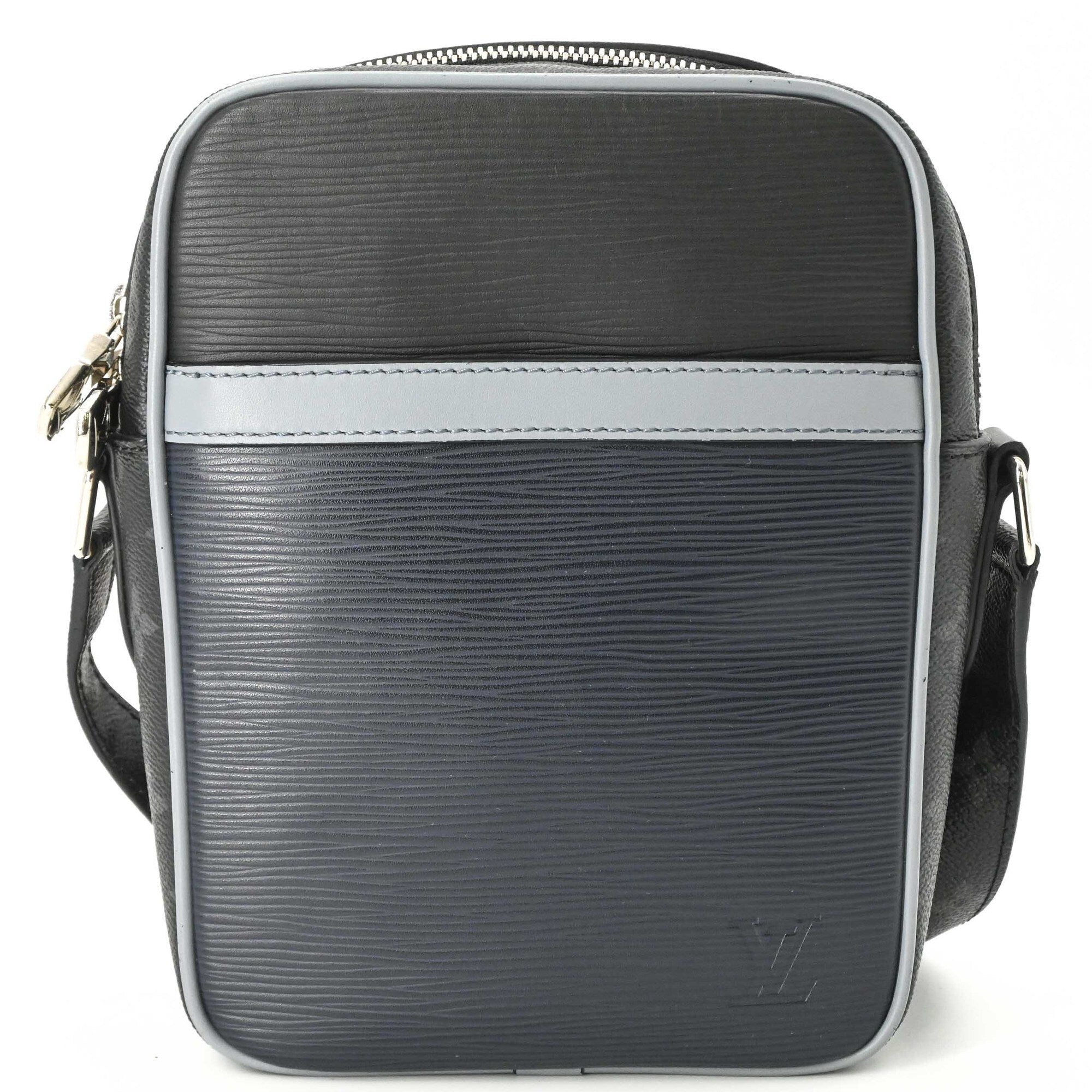LOUIS VUITTON Louis Vuitton Danube PM Shoulder Bag Epi Monogram Eclipse Black Navy M53421 — Like New