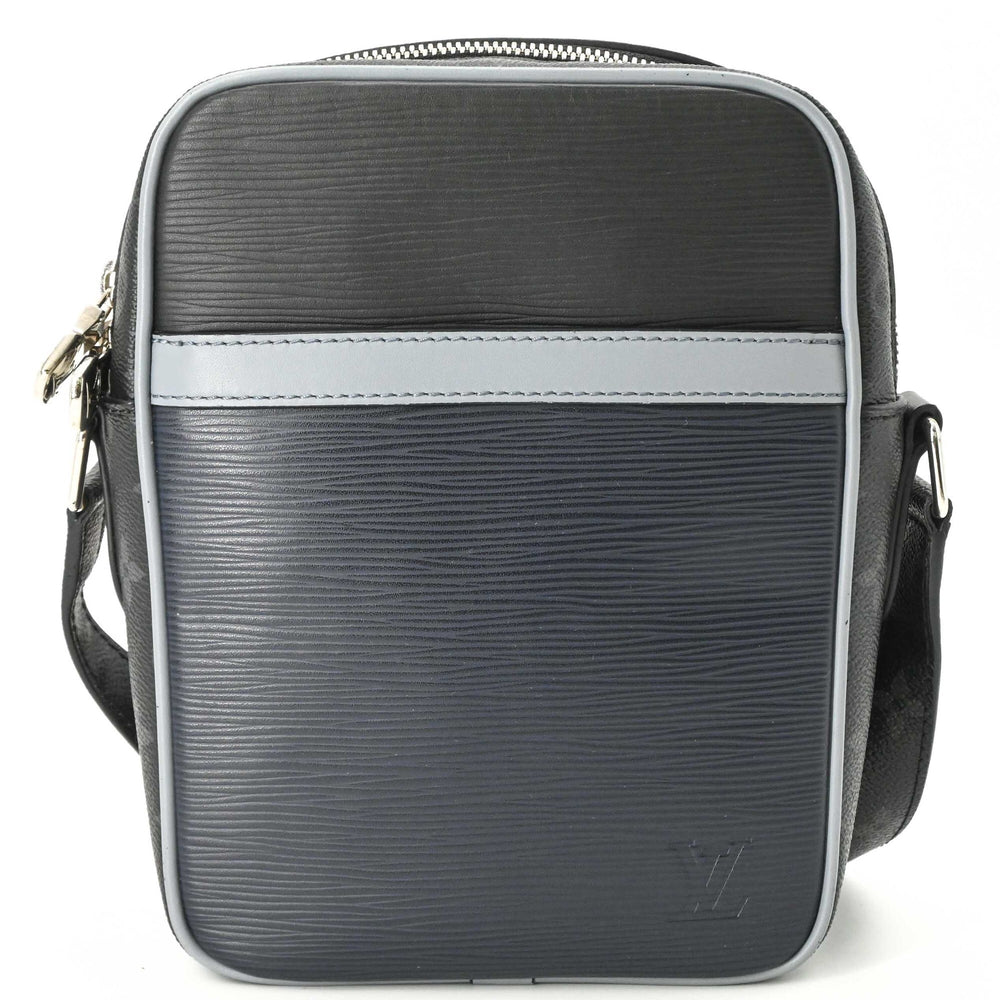 LOUIS VUITTON Louis Vuitton Danube PM Shoulder Bag Epi Monogram Eclipse Black Navy M53421 — Like New
