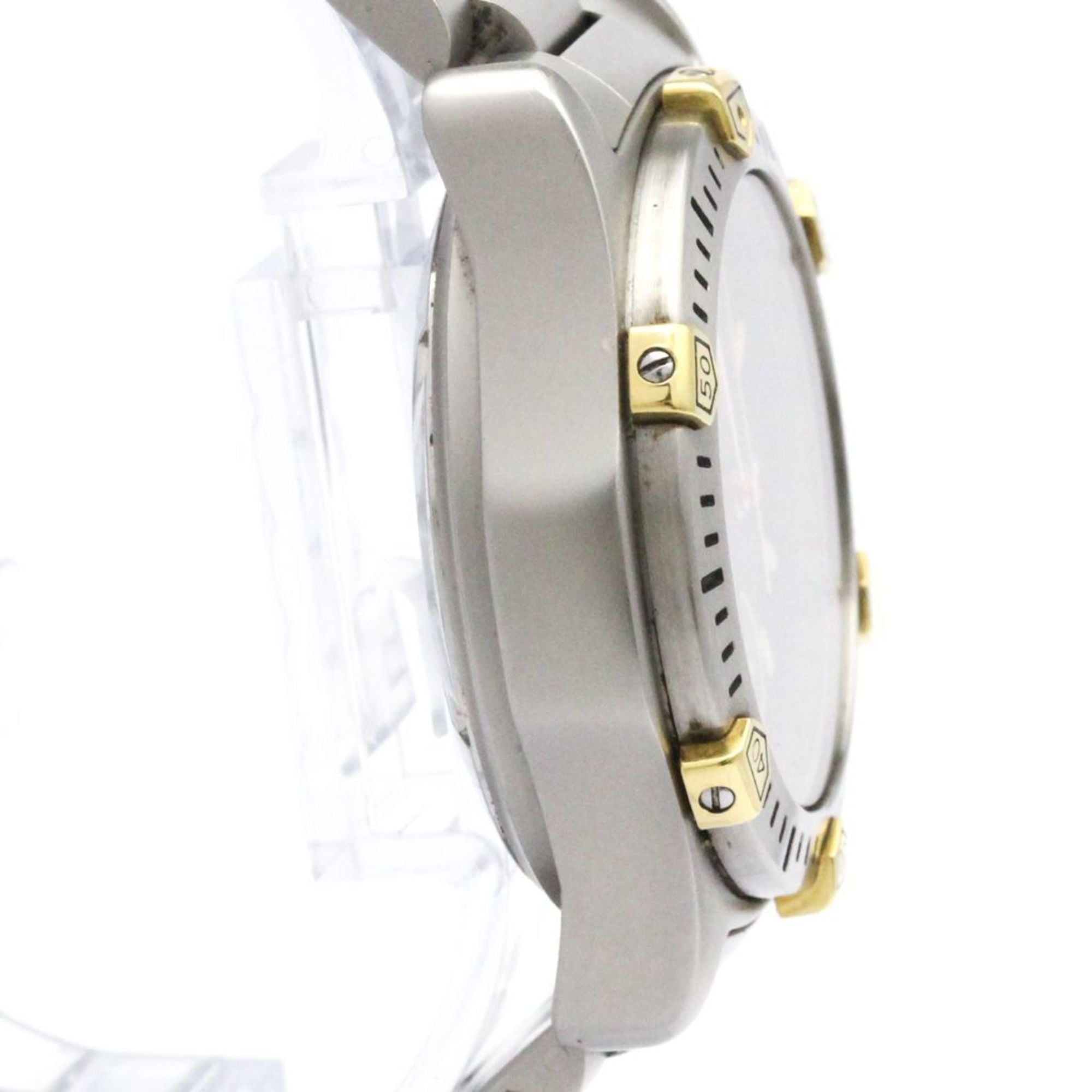 TAG HEUER 2000 Chronograph Gold Plated Steel Automatic Mens Watch 165.306 — Good