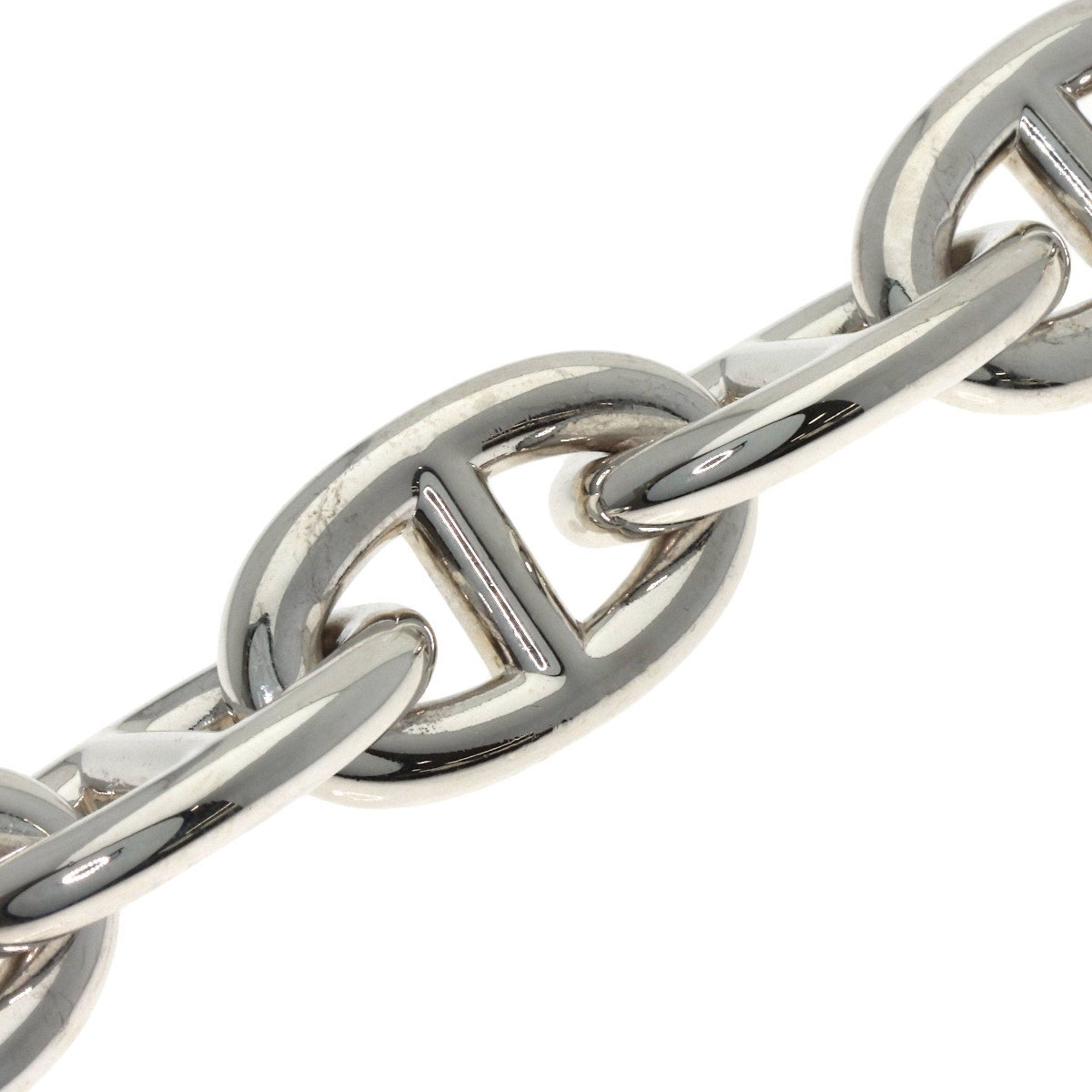 Hermes Hermès Chaine d'Ancre TGM 11-link bracelet in silver for women — Like New