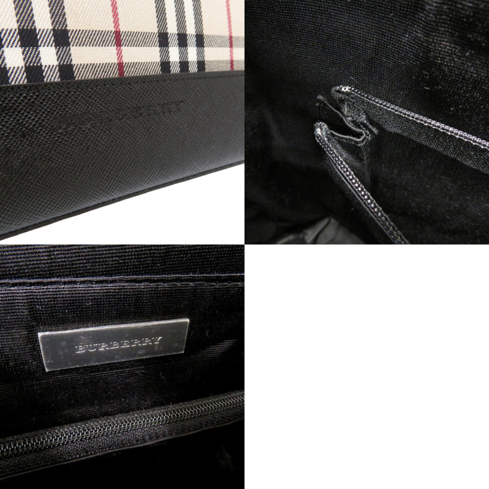 Unused Burberry Nova Check Tote Bag in Beige Nylon Canvas and Leather, 1476BURBERRY — New - Store Return