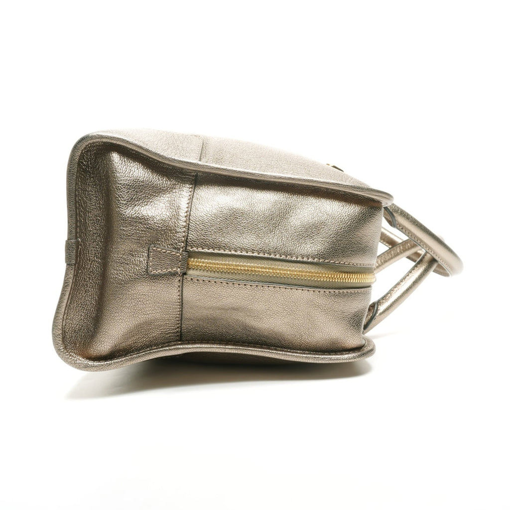 LOEWE Amazona Anagram Handbag Gold