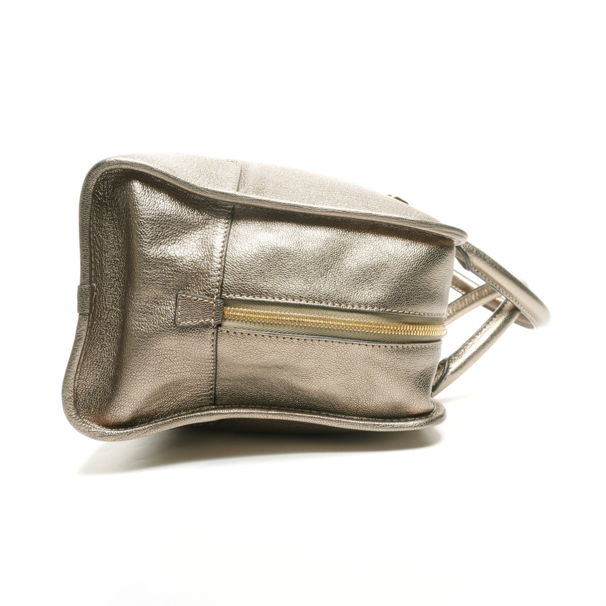 LOEWE Amazona Anagram Handbag Gold