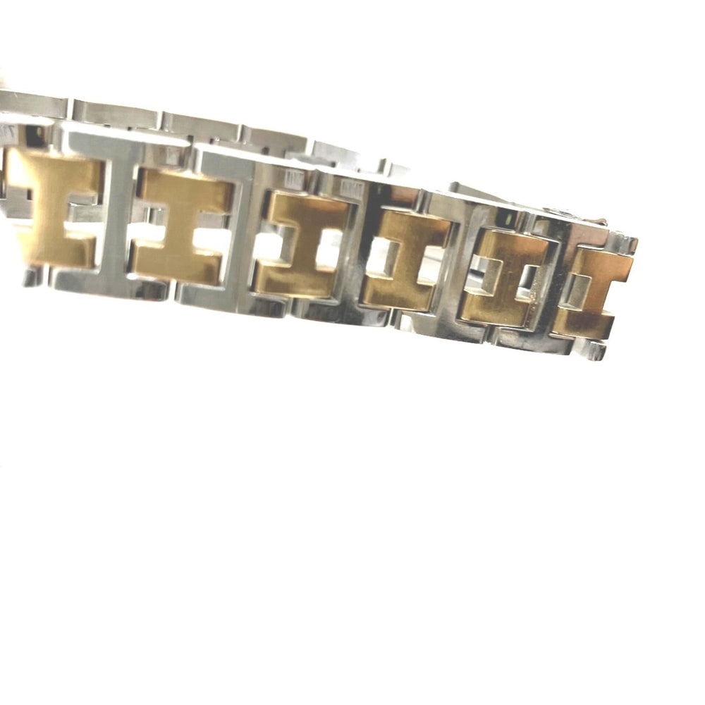 Hermes Croisière NB watch, total weight 43g, stainless steel, quartz movement, white dial, CR1.220 battery — Good