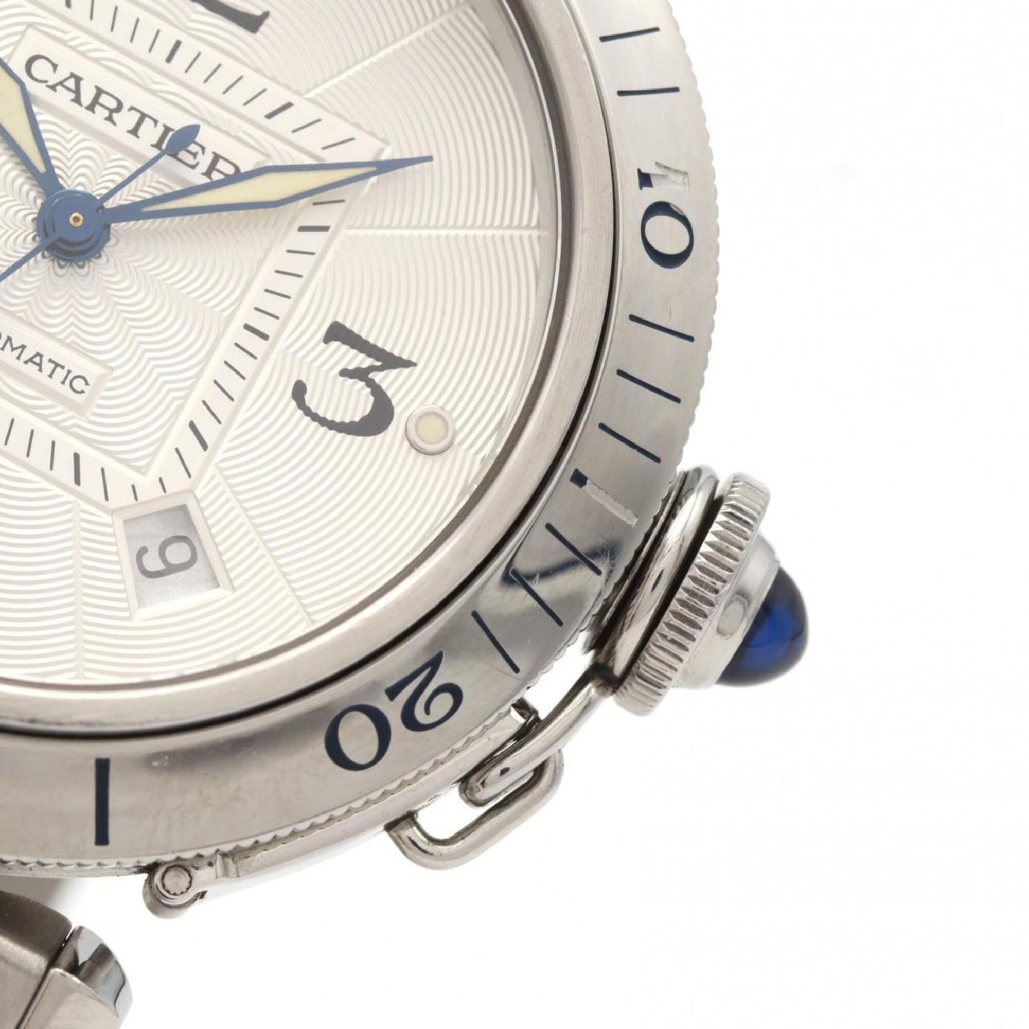Cartier Pasha W31031H3 Stainless Steel Automatic Watch — Good