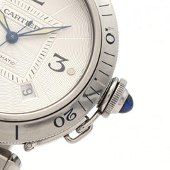 Cartier Pasha W31031H3 Stainless Steel Automatic Watch — Good