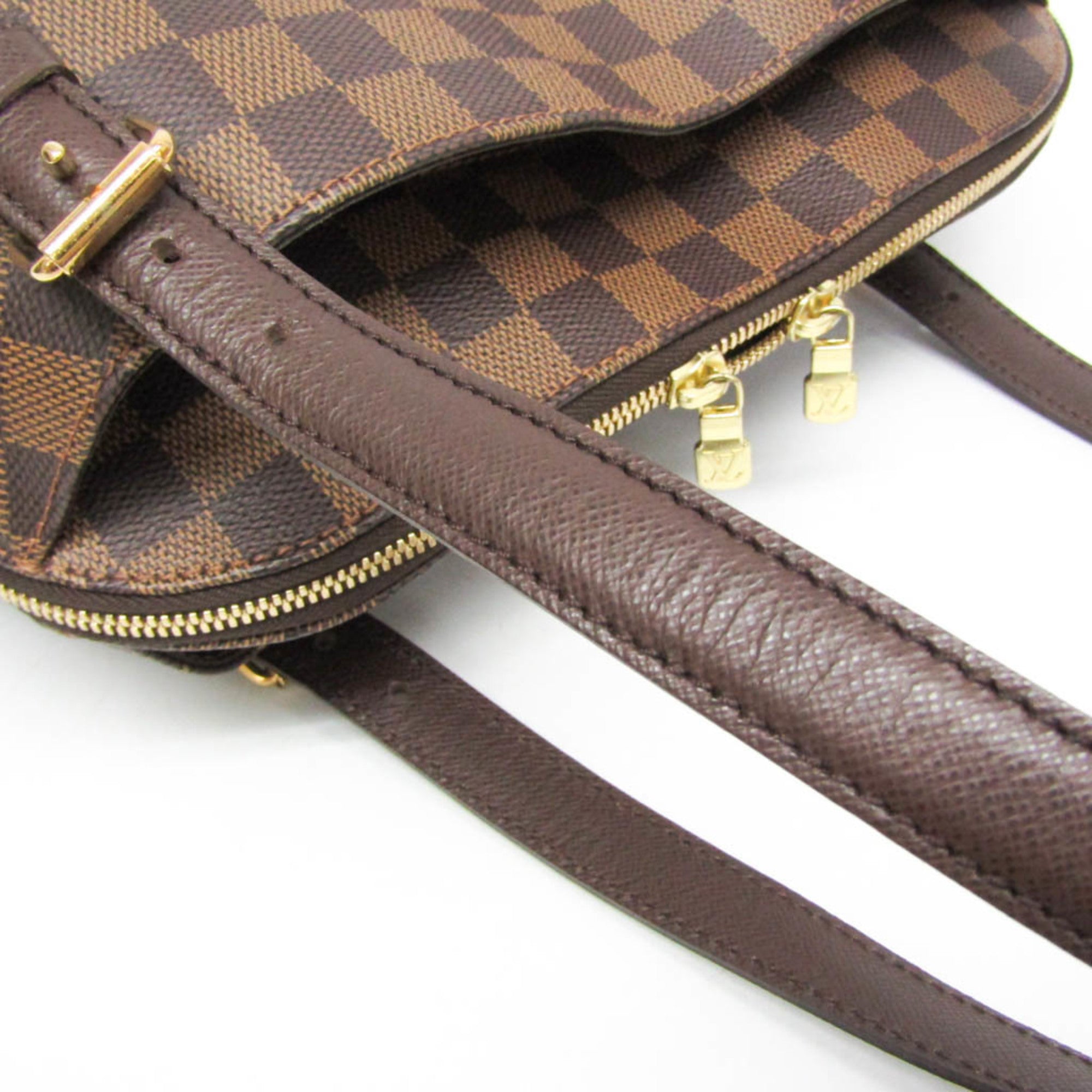 Louis Vuitton Damier Belem MM N51174 Women's Shoulder Bag Brown,Ebene — Like New