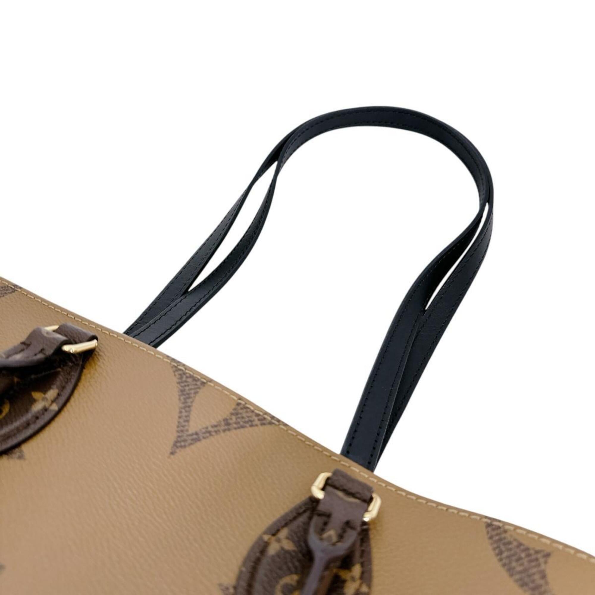 Louis Vuitton LOUIS VUITTON Tote Bag Handbag Monogram Giant Reverse OnTheGo MM M45321 Brown — Like New