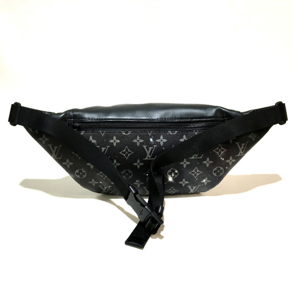 LOUIS VUITTON M44444 Monogram Galaxy Discovery Bum Bag Waist Body Canvas Leather Men's Silver x Black — New - Store Return
