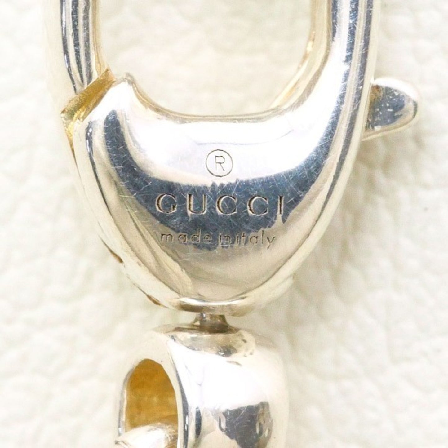 Gucci Interlocking G Silver Necklace with Box Total Weight 26.1g 50cm