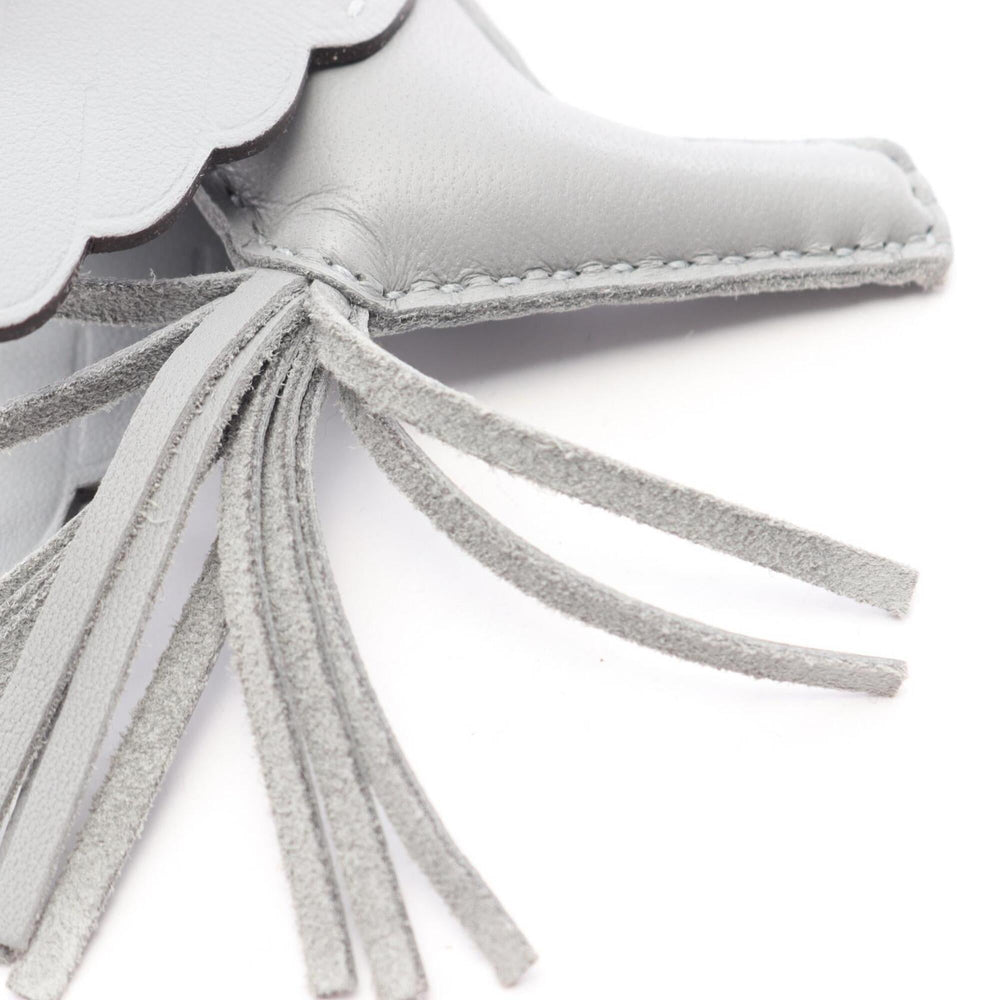 Hermes Rodeo Pegasus PM Gris Pantin Charm Accessory, Agneau Milo Veau Swift Leather, Women's, Gray — New - Store Return