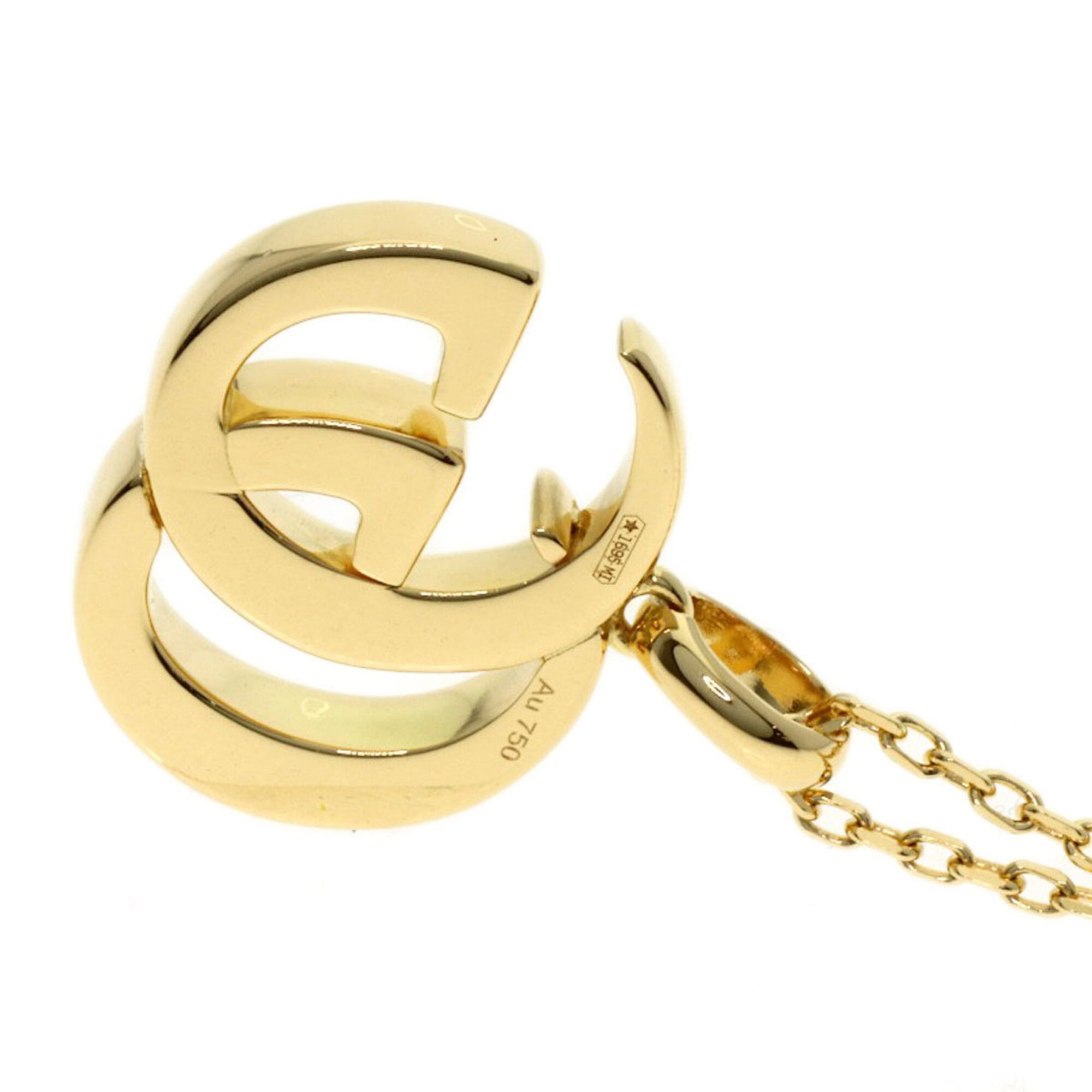 Gucci GG Running Long Necklace, 18K Yellow Gold, Women's — Like New