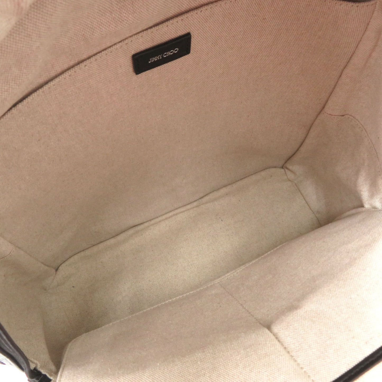 Jimmy Choo Star Stud Embossed Leather Black Backpack/Daypack 1327