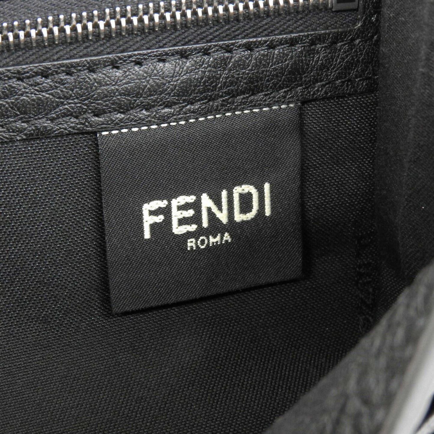 Fendi FENDI FF folio long wallet leather black