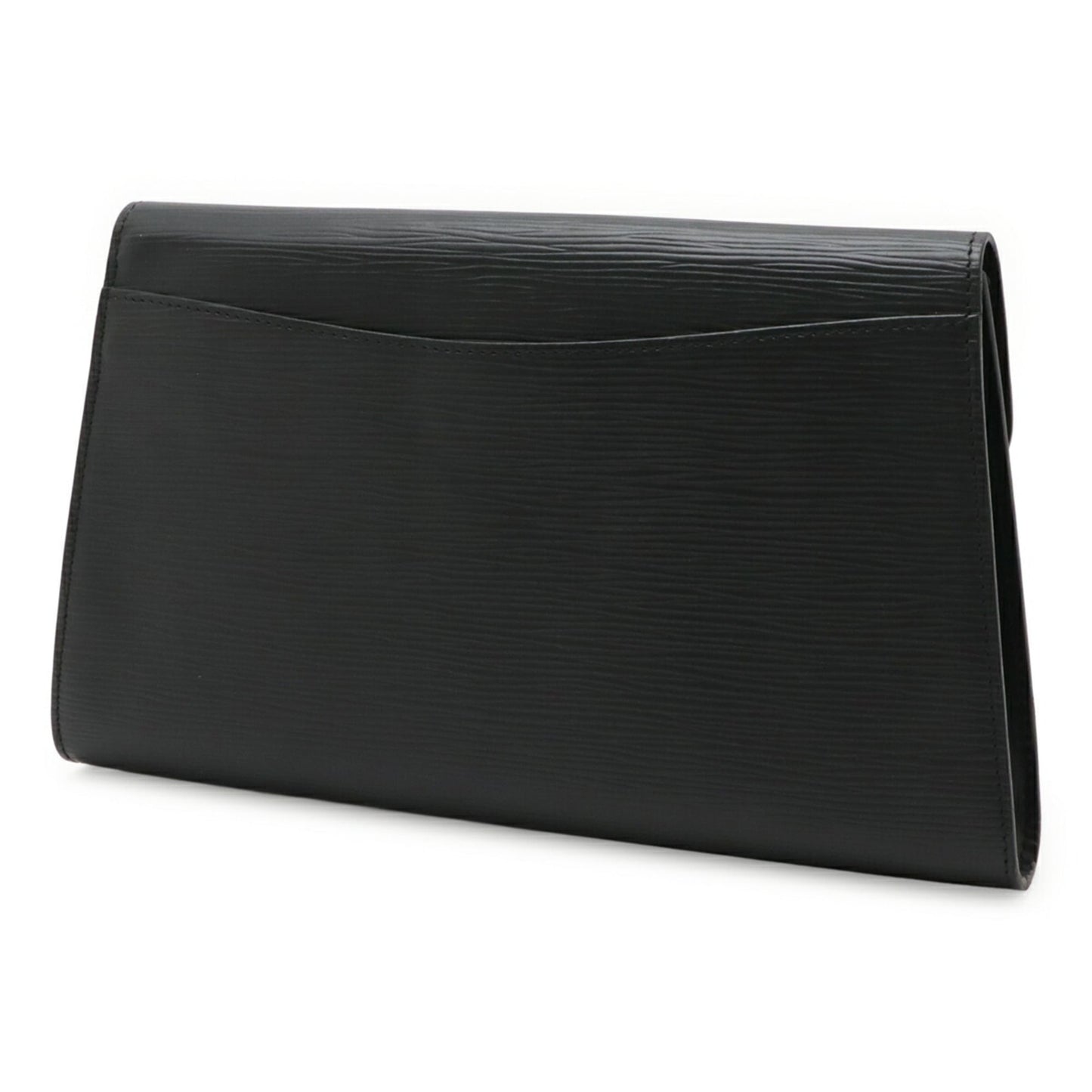 LOUIS VUITTON Epi Art Deco Second Bag/Clutch Bag in Black Leather (M52632)