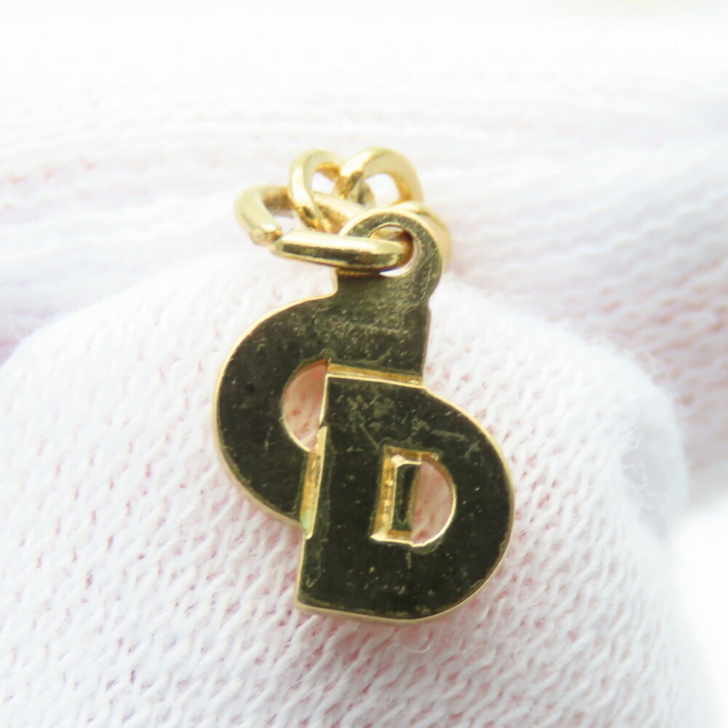 Christian Dior Heart Necklace, Gold Plated, GP, Women's
