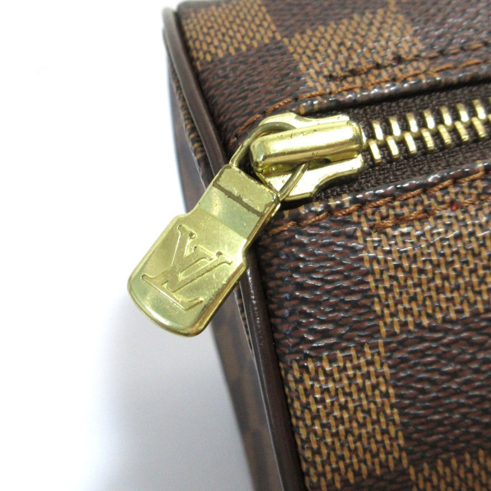 LOUIS VUITTON Louis Vuitton Damier Ebene Papillon PM Handbag N51304 Brown Women's — Like New