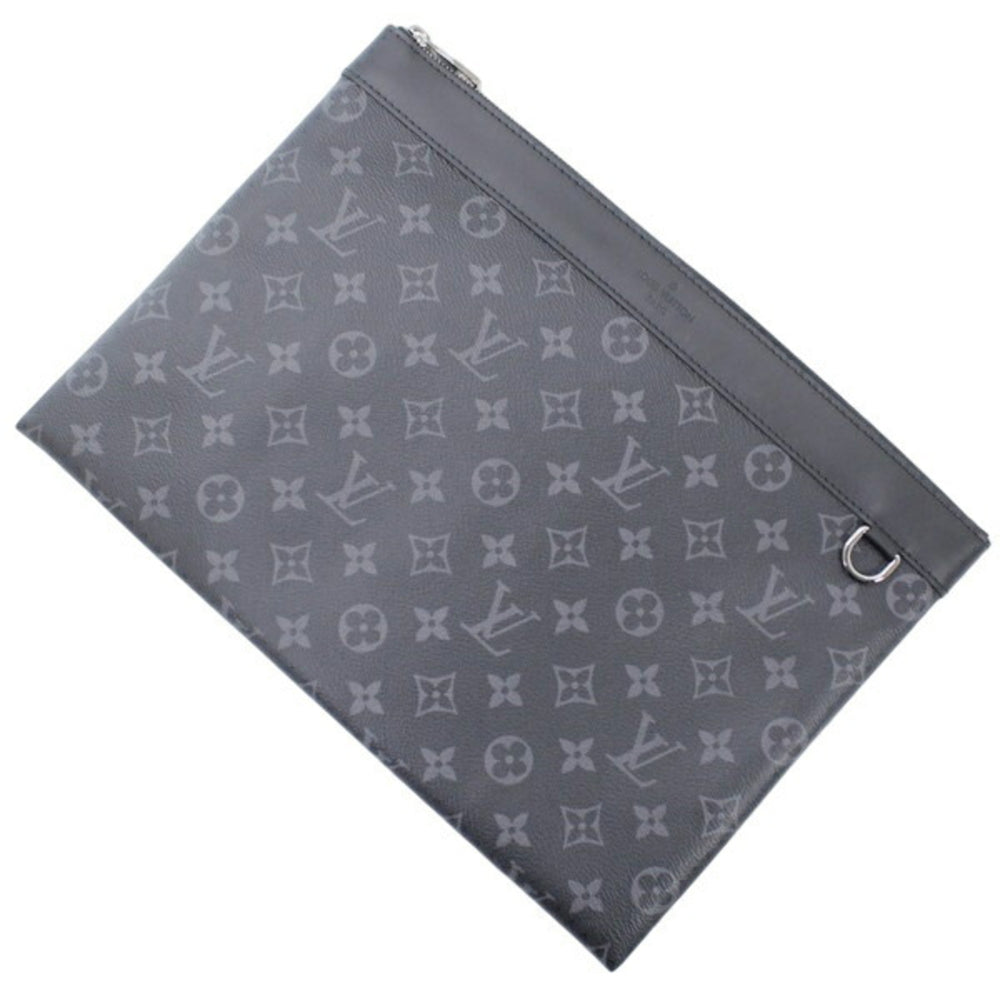 Louis Vuitton Pochette Discovery Monogram Eclipse Clutch Bag for Men, M62291, LOUIS VUITTON T6128 — New - Store Return