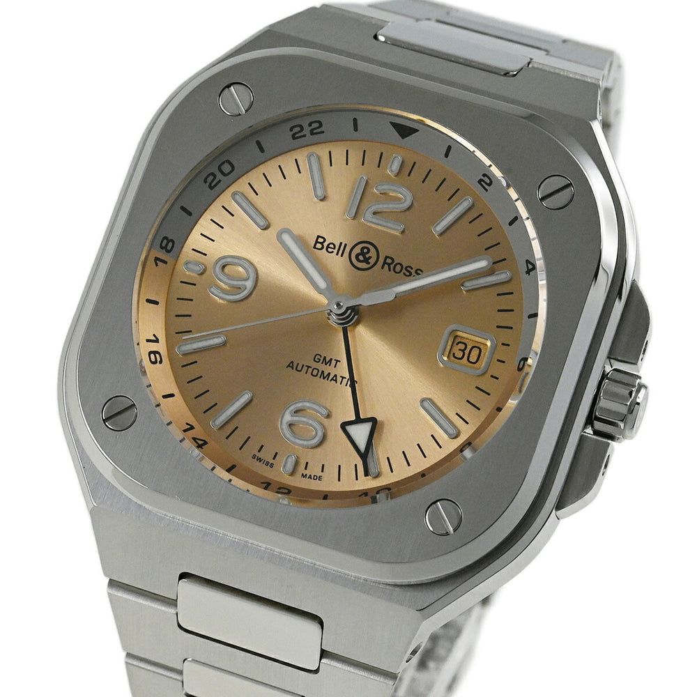 Bell & Ross BR 05 GMT Amber Watch, Japan Limited Edition (99 pieces), BR05G-CH-ST SST — Good