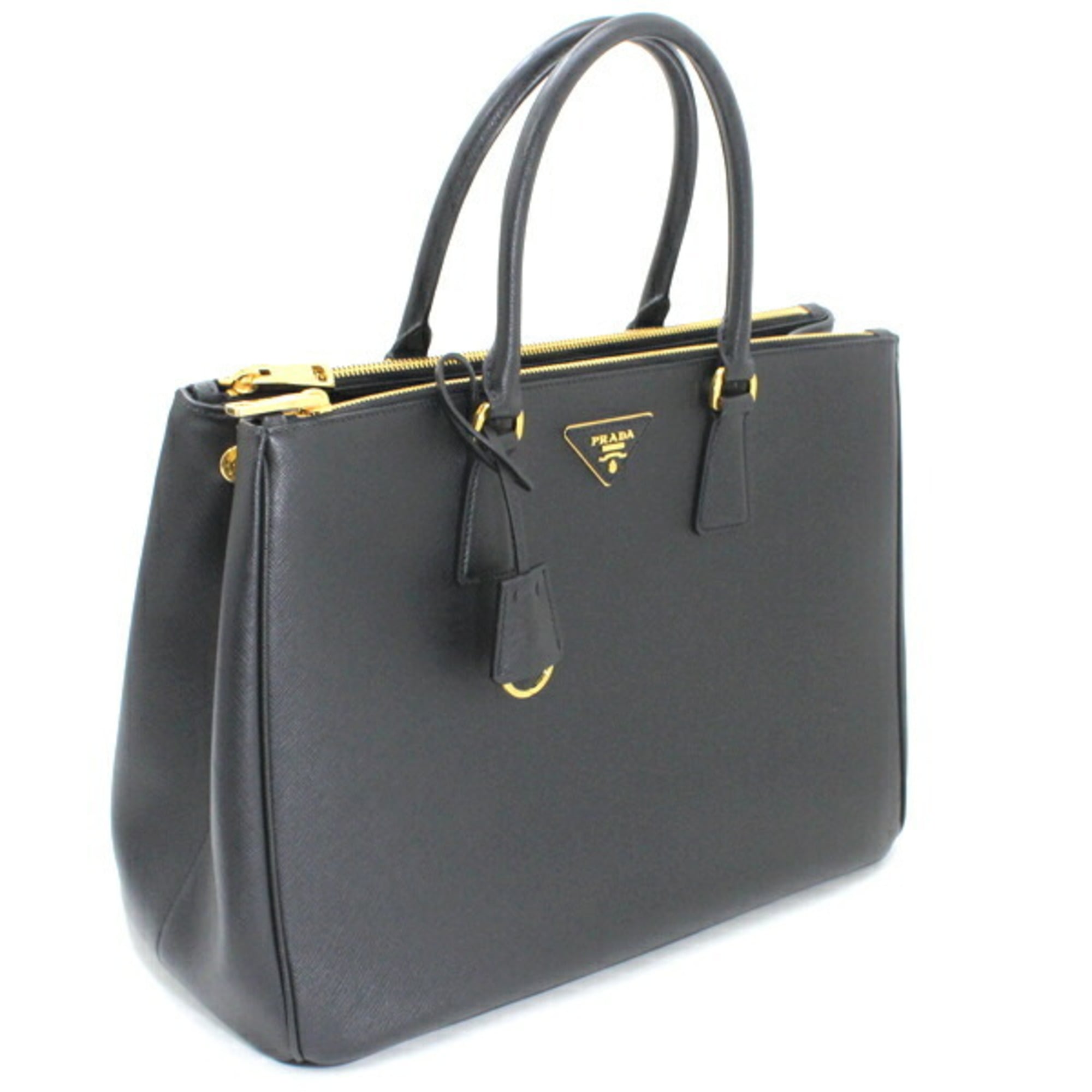 Prada Galleria handbag, tote bag, shoulder Saffiano leather, black, women's, 1BA786 NERO T5896 — New - Store Return