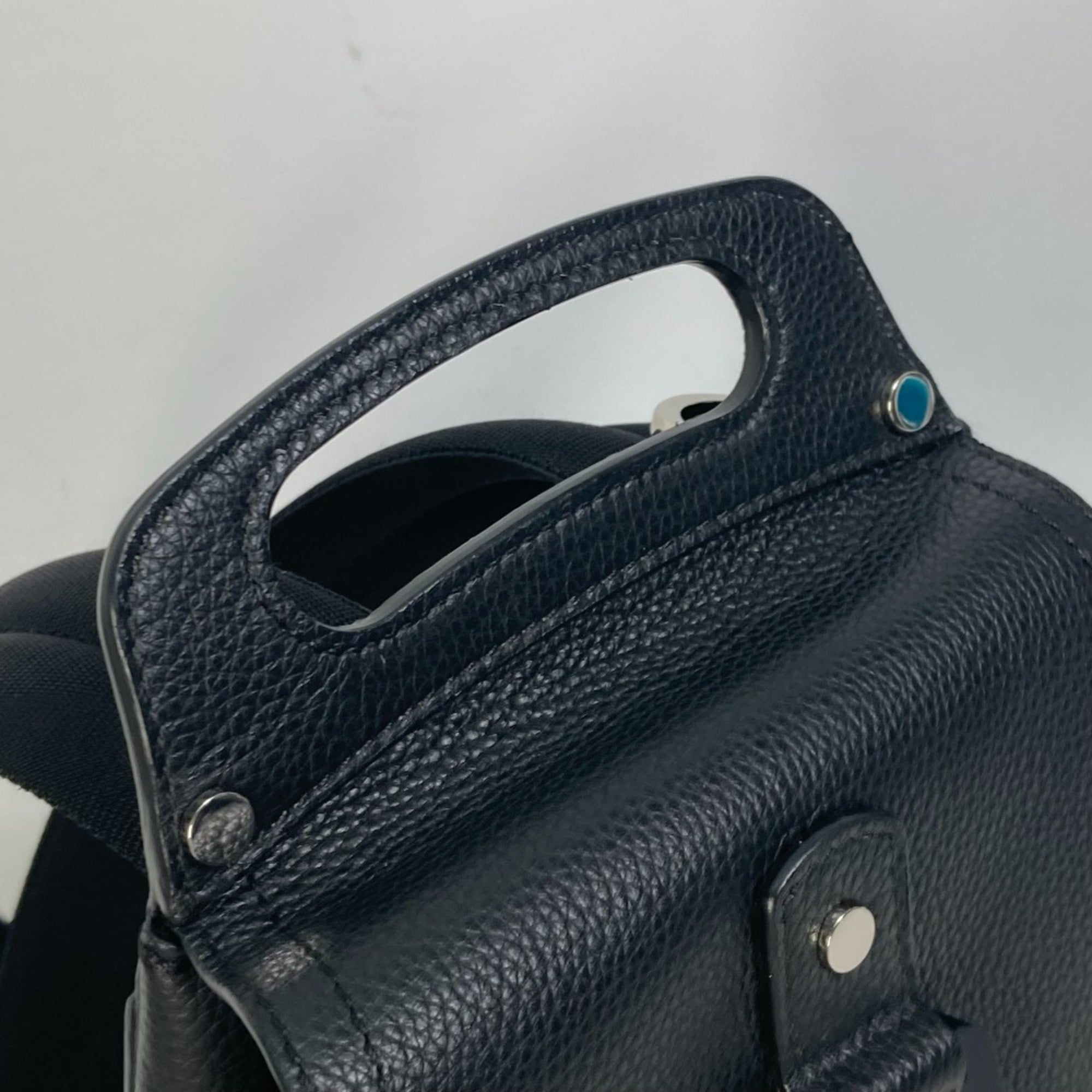 CHRISTIAN DIOR Bag Saddle backpack Backpack Black — Like New