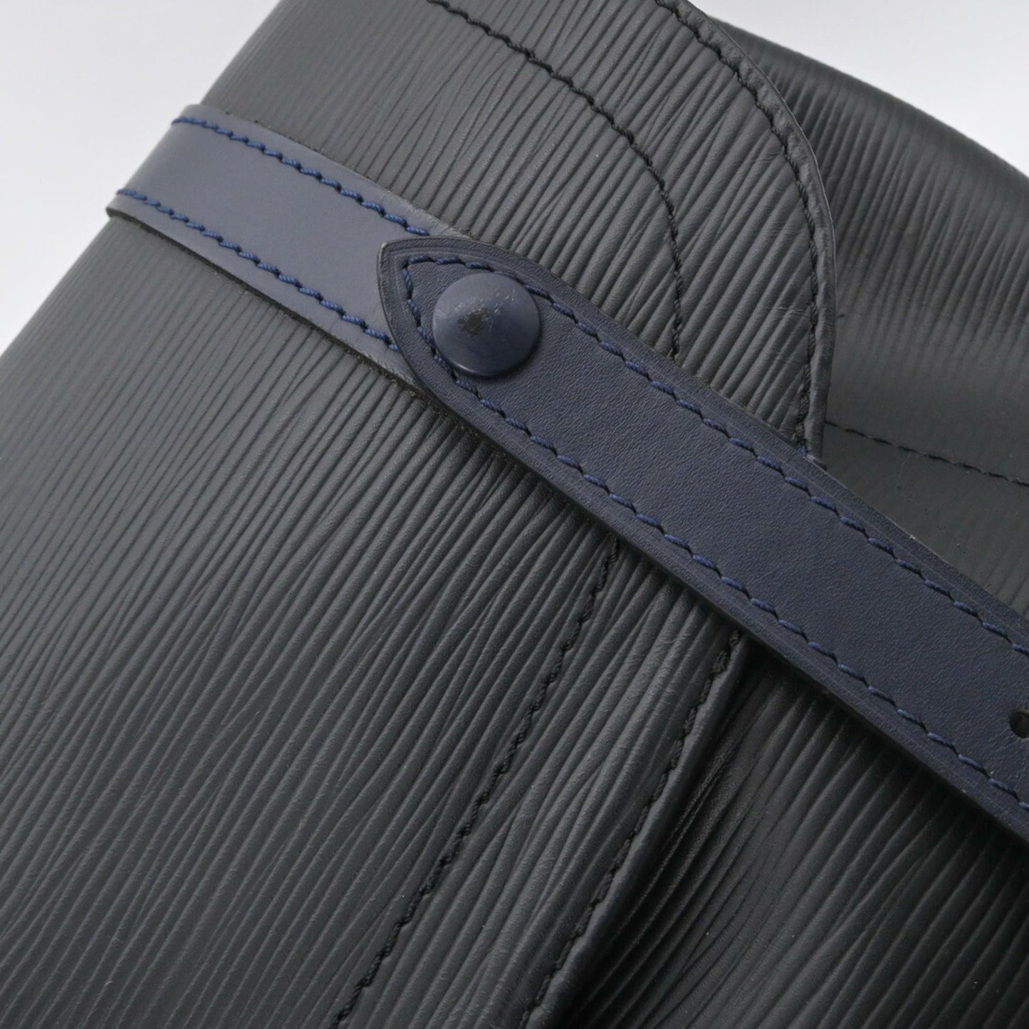 LOUIS VUITTON Christopher PM Epi Monogram Eclipse Backpack in Black, M53424