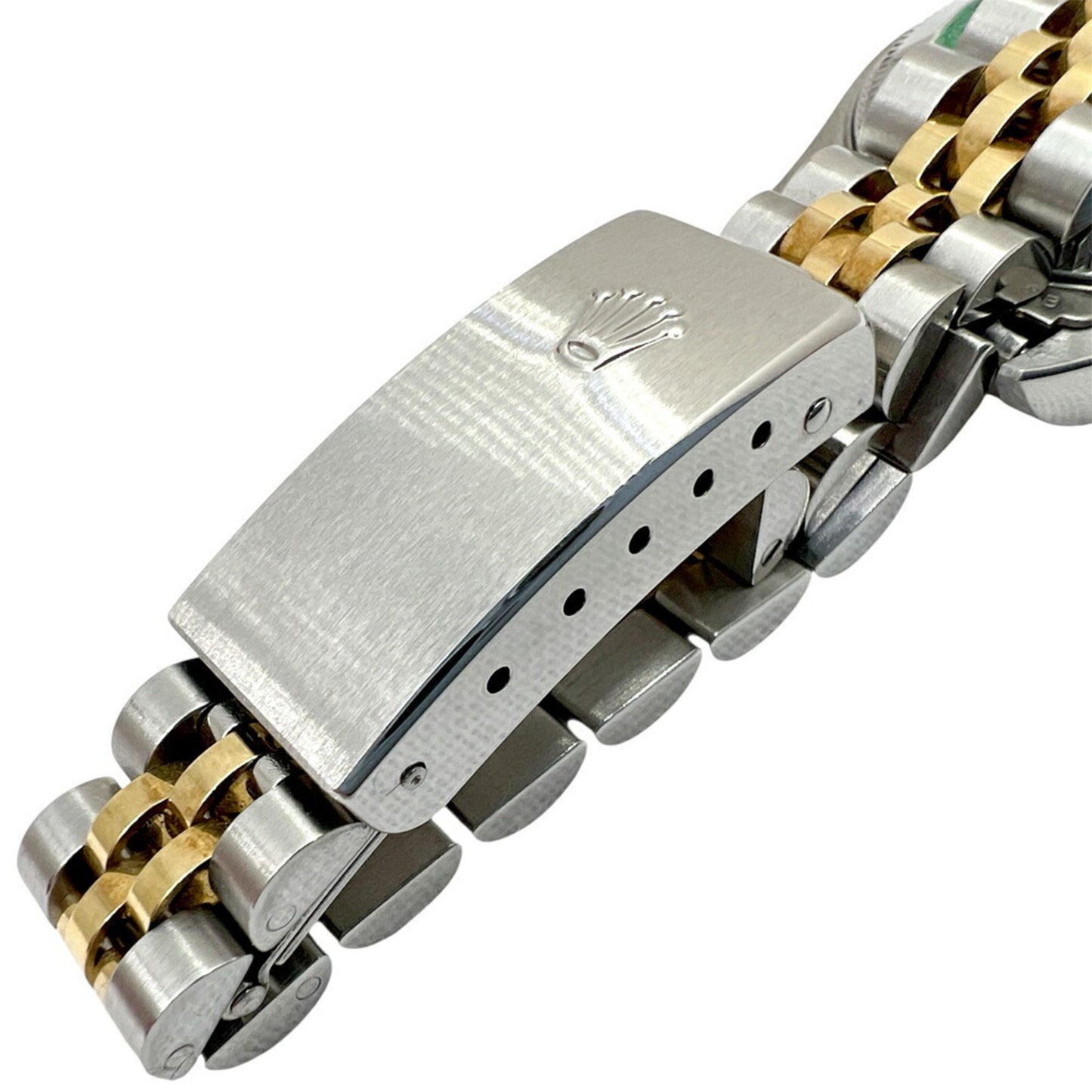 ROLEX Rolex Datejust Shell Dial K18 Stainless Steel Automatic Watch 79173 Women's Diamond Yellow with Two Diamonds