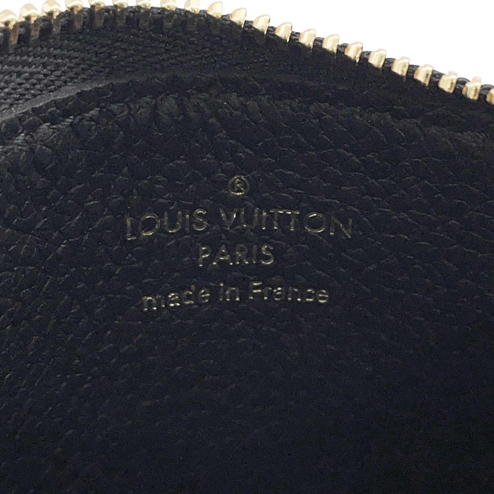 Louis Vuitton handbag pouch Monogram Empreinte Pochette Trio LV Crafty M69516 LOUIS VUITTON Black — Like New