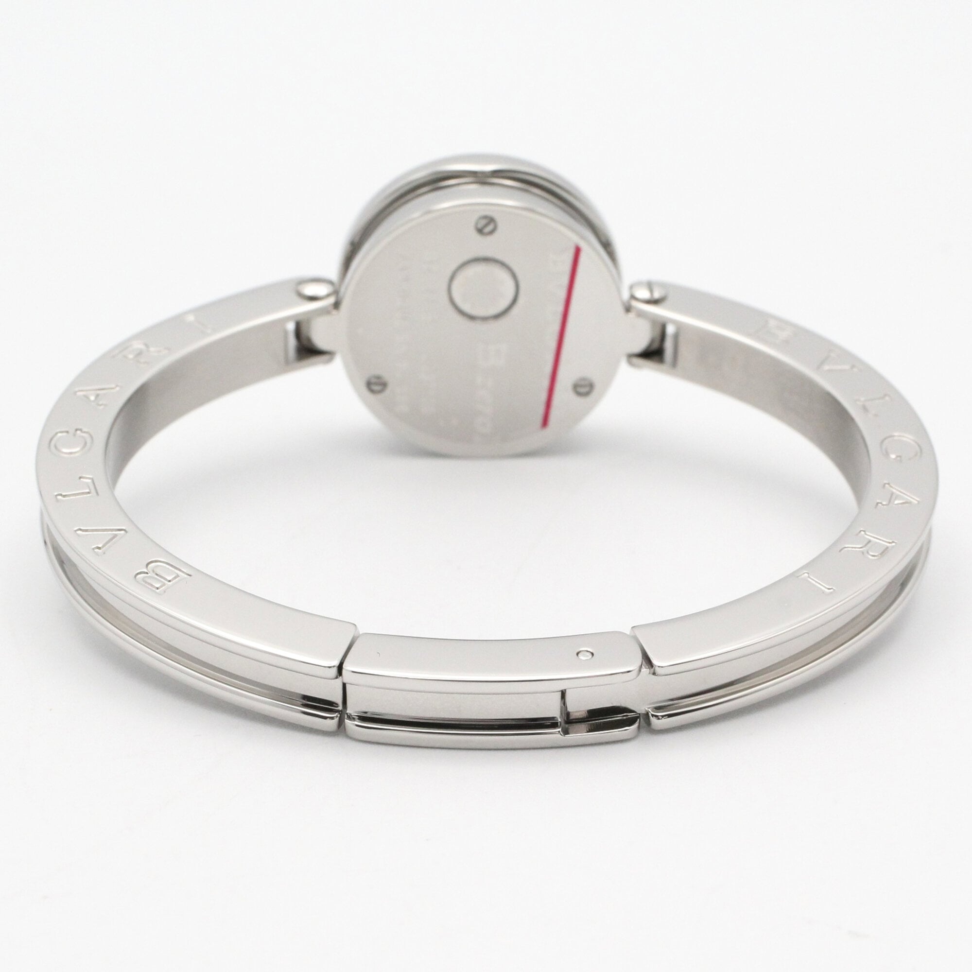 Bulgari BVLGARI B-zero1 Butterfly Watch, Stainless Steel, Diamond, Women's, White/White Shell, BZ22S — Very Good