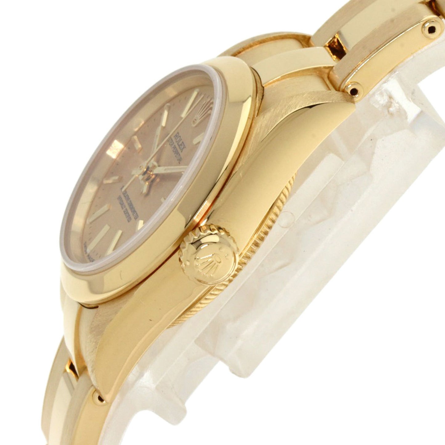 Rolex 76188 Oyster Perpetual Watch 18K Yellow Gold K18YG Ladies ROLEX