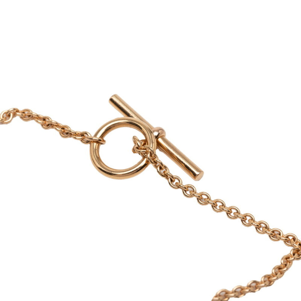 Hermes Chaine d'Ancre Mini Punk ST Bracelet 18KPG Pink Gold 750 Women's HERMES — Like New