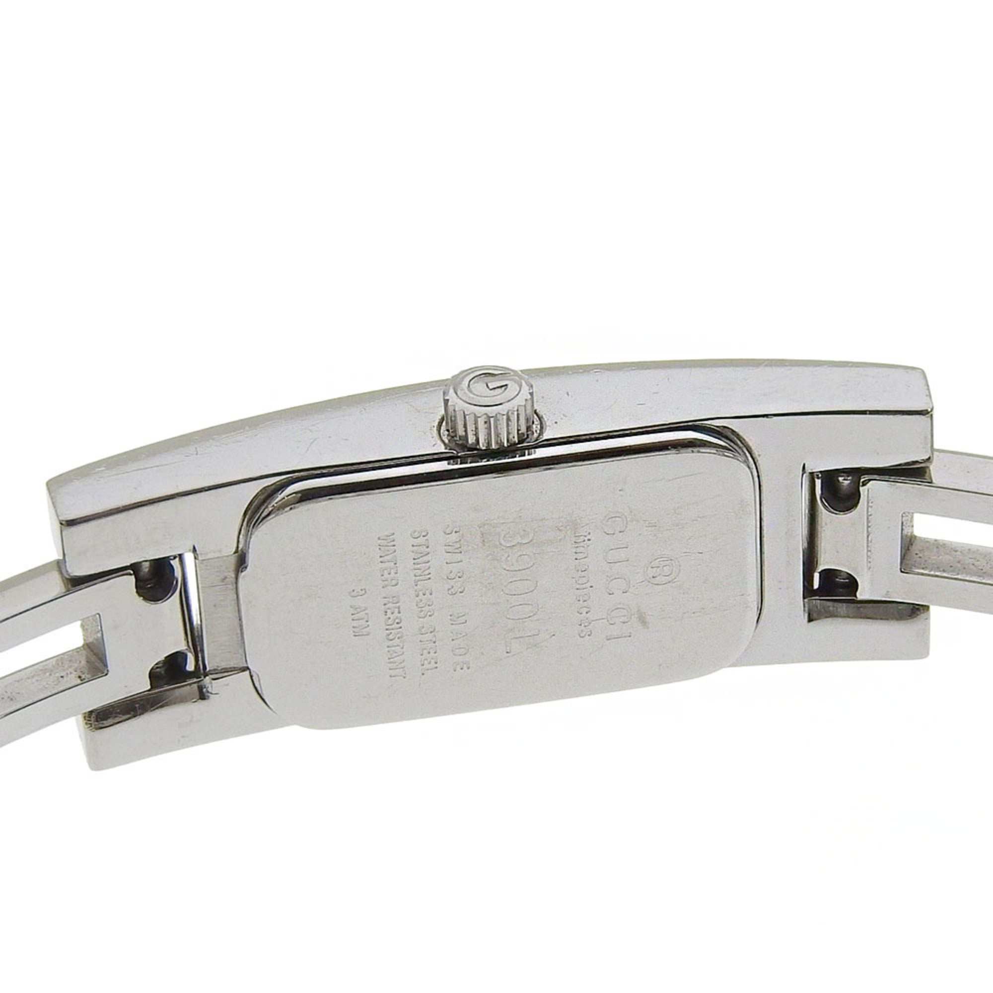 Gucci GUCCI watch 3900L stainless steel quartz analog silver dial women's — Good