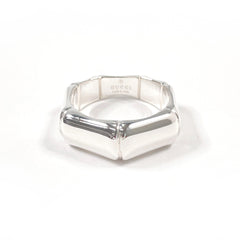 GUCCI Bamboo Ring, Sterling Silver 925, Size 15, Silver, Men's — Like New