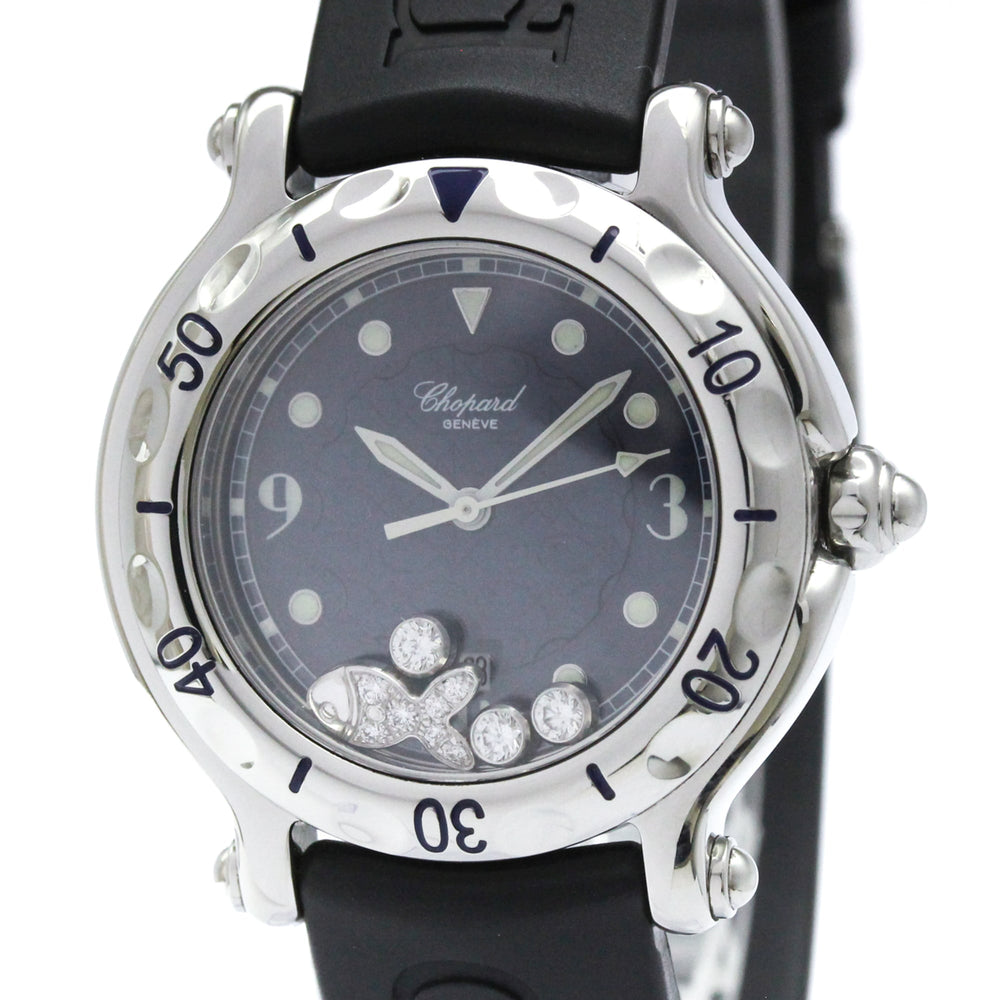 CHOPARD Happy Sport Fish Diamond MOP Dial Watch 27/8921 Polished — Very Good