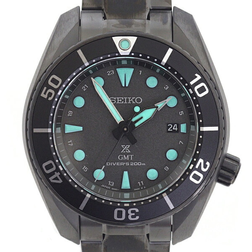 SEIKO Prospex Men's Watch Diver Scuba Solar SBPK007 The Black Series Night Vision Unused — New - Store Return