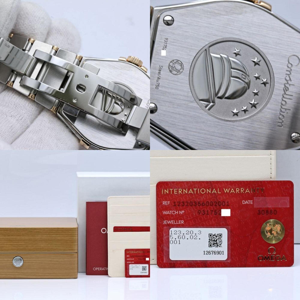 OMEGA Constellation Co-Axial Chronometer 123.20.35.60.02.001 Men's Watch, Stainless Steel x 18K Pink Gold, 40530 — Like New