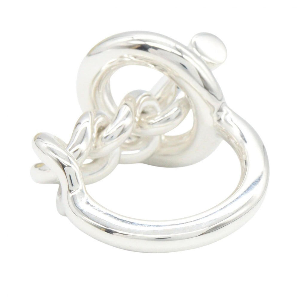 Hermes Croisette GM Ring - Sterling Silver 925 Women's Silver-tone Jewelry — Like New