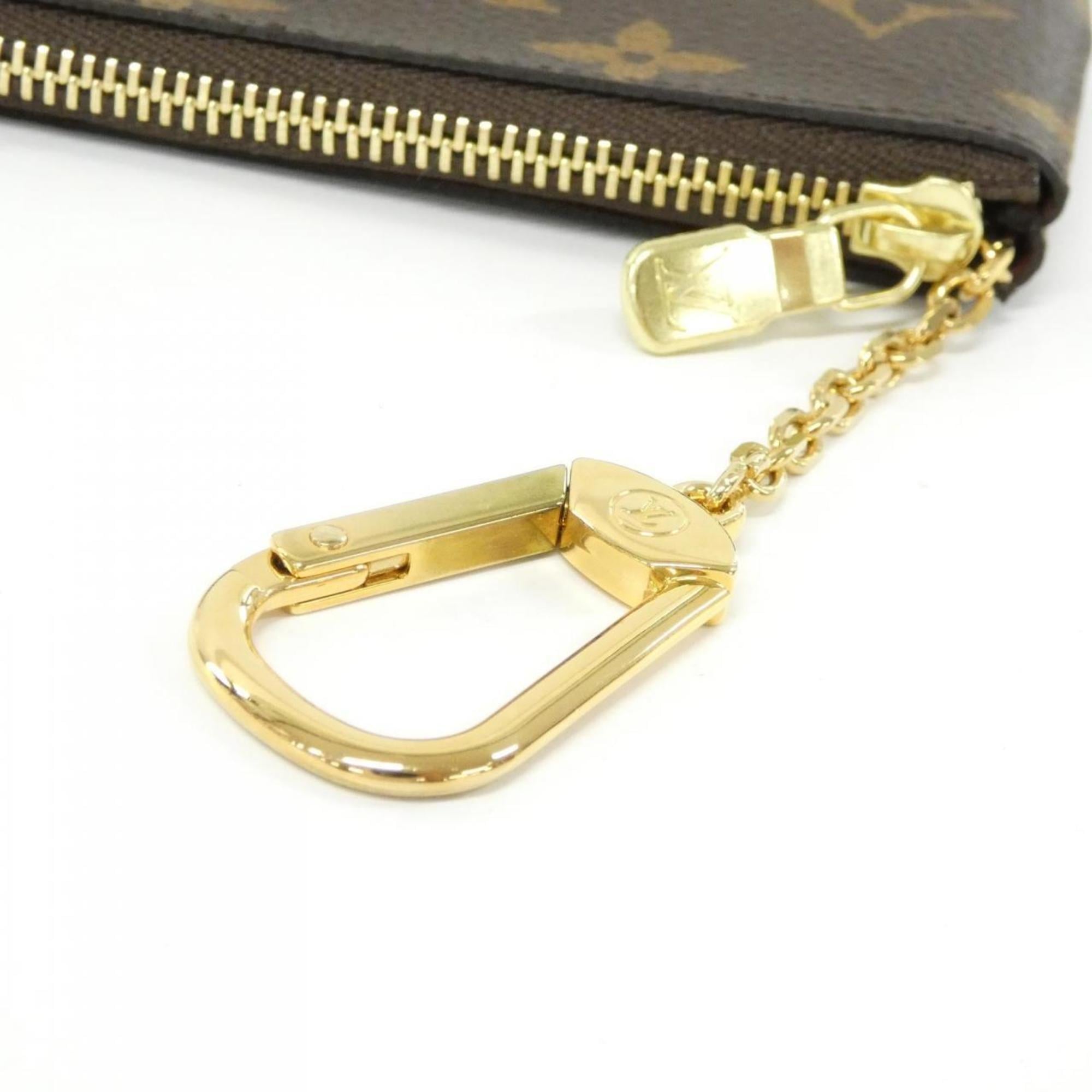 Louis Vuitton Monogram Pochette Clé M62650 Coin & Key Case