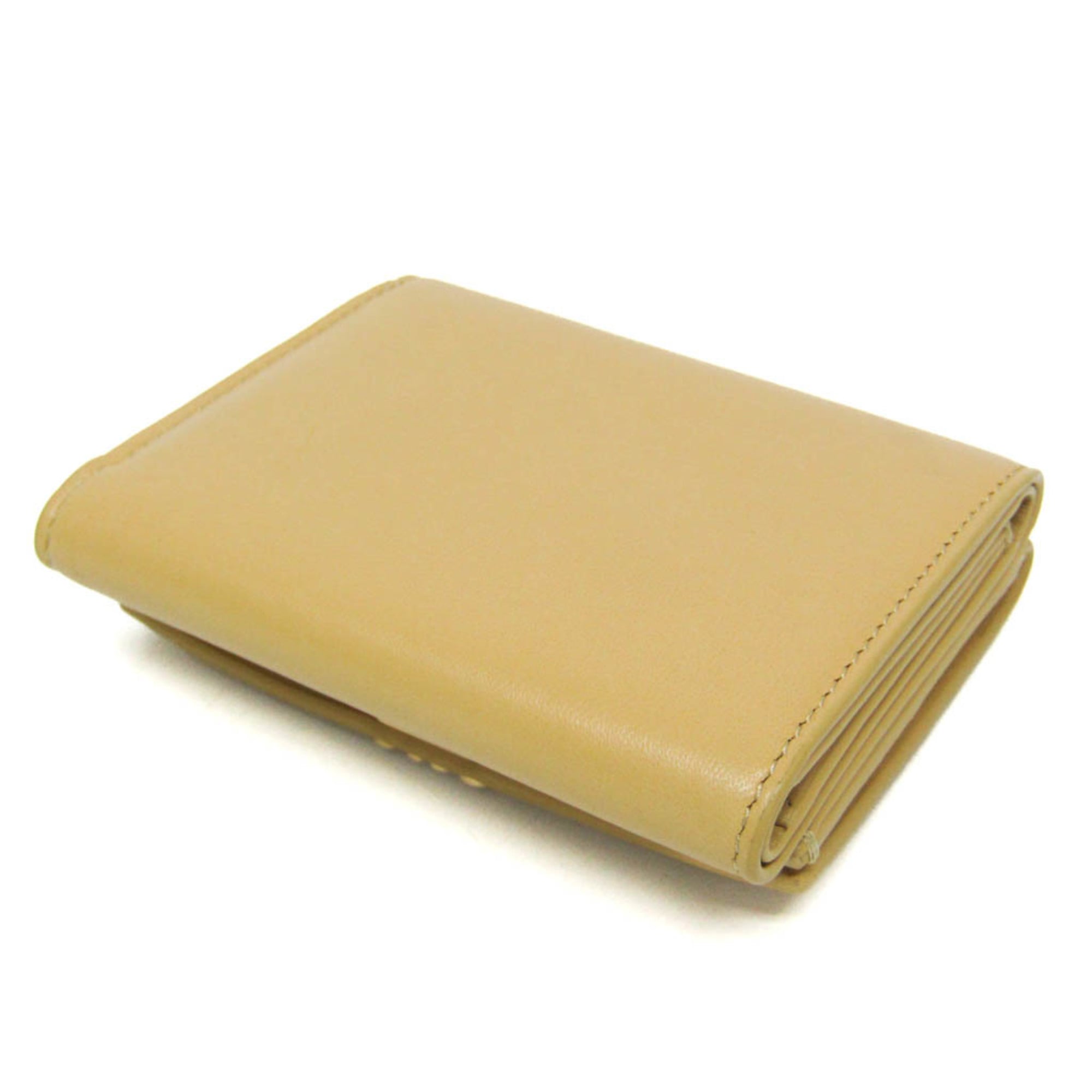 Loewe Anagram Trifold Wallet Women's Leather Wallet (tri-fold) Mustard